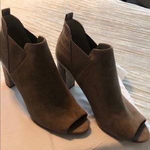 Marc Fisher open toe booties